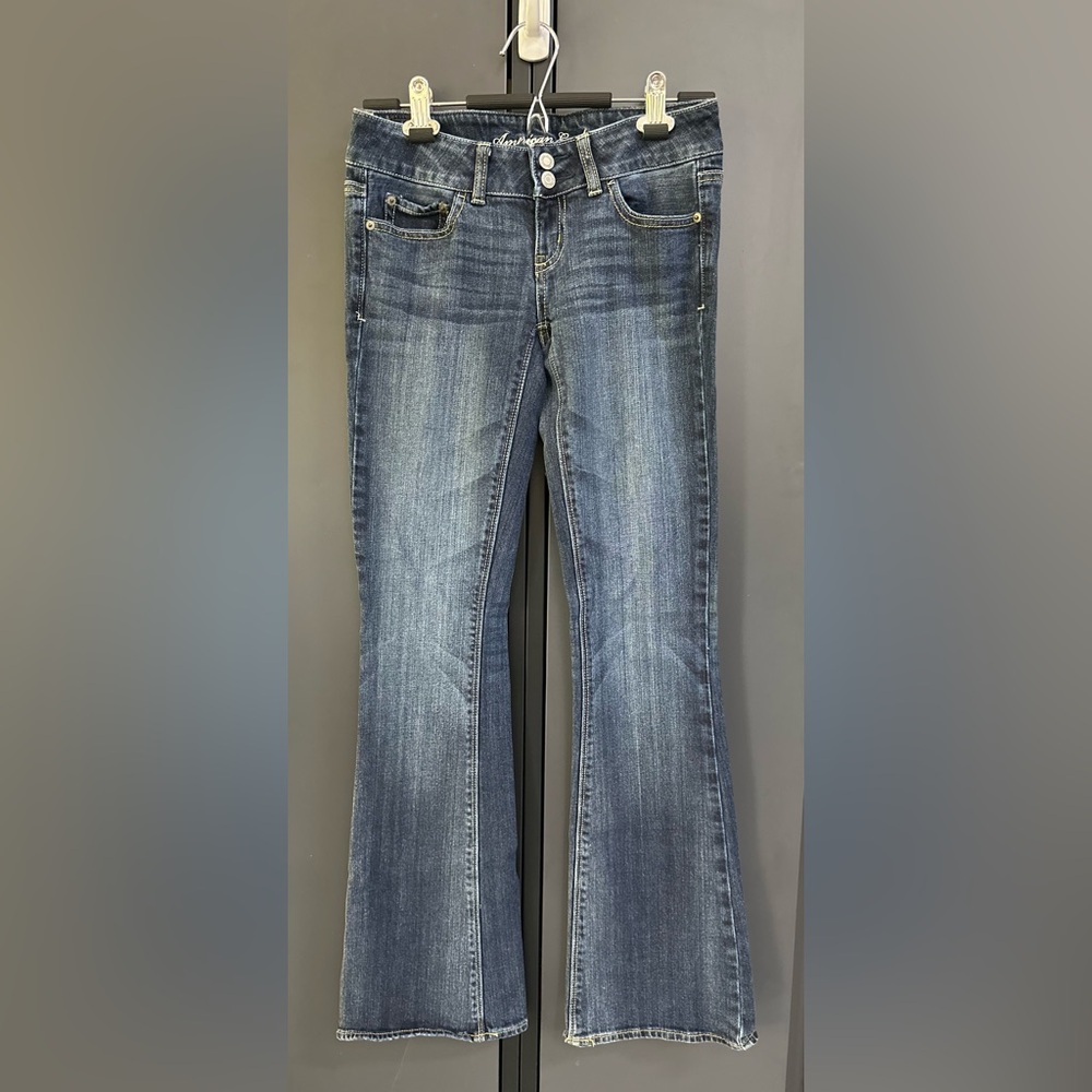 NWOT Vintage Y2K American eagle artist jeans-0